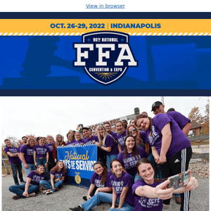 Day 1 of the 95th National FFA Convention & Expo!
