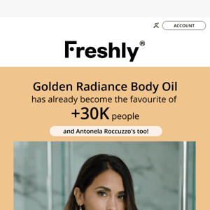 -25% 😍 Find out why Antonela Rocuzzo loves the Body Oil