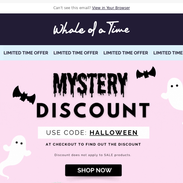 Mystery Discount *Incoming* 👻