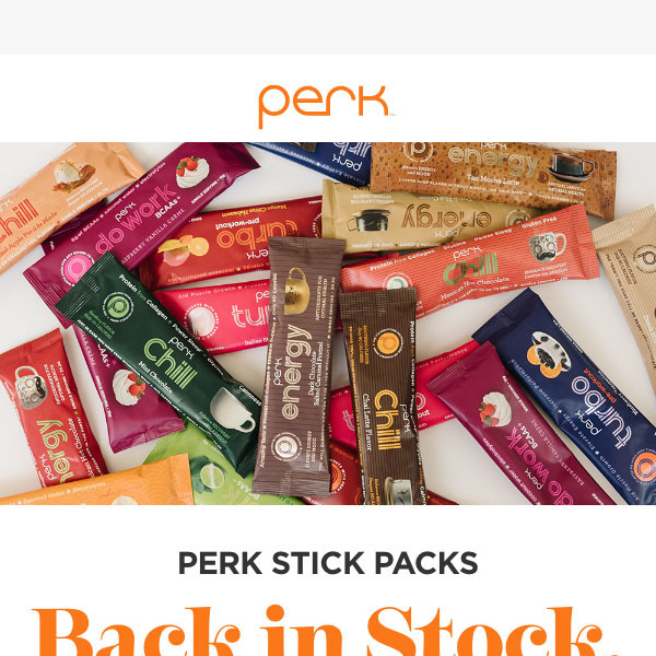 Stick Packs are back 🎉