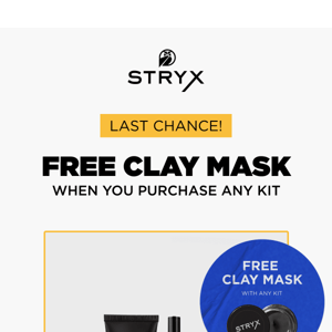 LAST CHANCE! Free Limited-Edition Clay Mask