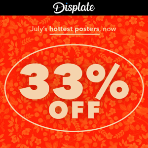 Sizzling July Recap! 🔥 Extra 33% OFF!
