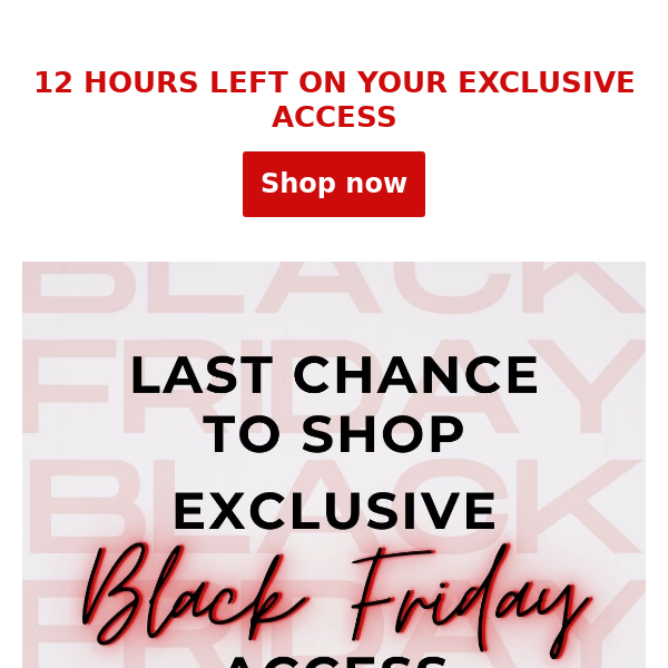 12 hours left to shop