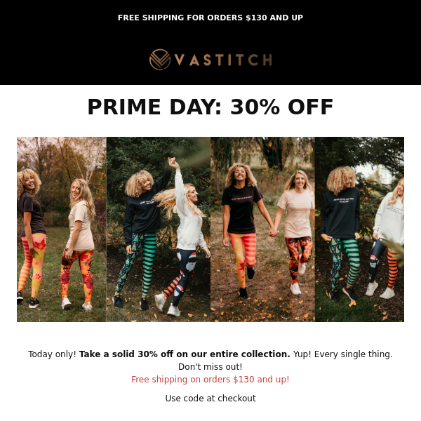 Prime Day: 30% OFF TODAY 🥳