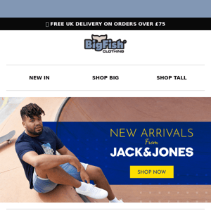 New Arrivals from Jack & Jones - now available! 🚨