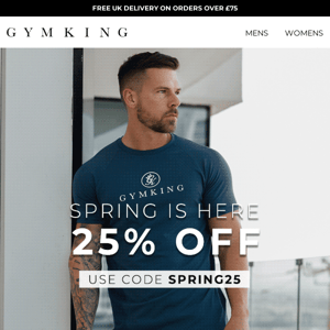 25% off Spring | For one day only