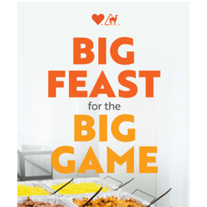 We got the perfect feast for the Big Game! 🏈 🧡