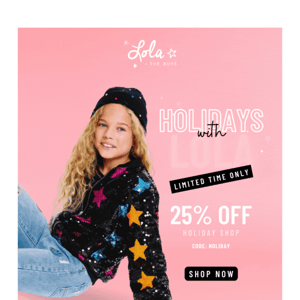 Day 5 of 🎁 : 25% OFF Holiday Shop