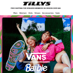 VANS x BARBIE "Off The Wall Collection" 💗 NOW AVAILABLE