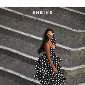 Sheike polka hotsell dot dress