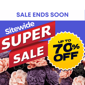 Sitewide Super Sale Is Now On 😍