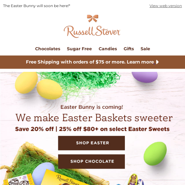 Save up to 25% on Easter Favorites
