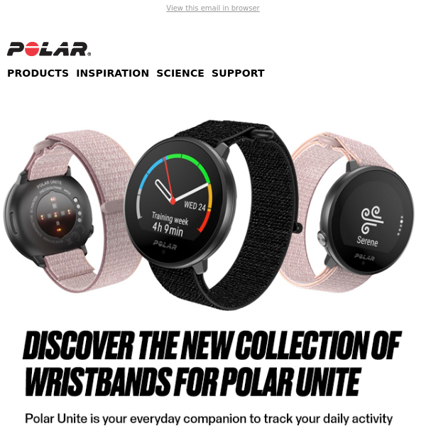 Discover The New Collection Of Wristbands For Polar Unite | Polar Blog