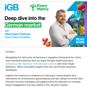 Unlock the potential of Germany’s market with the EveryMatrix Slot Trumps Germany dashboard!