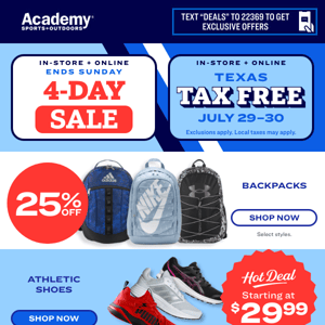 📣 Shop 25% Off Backpacks from Top Brands