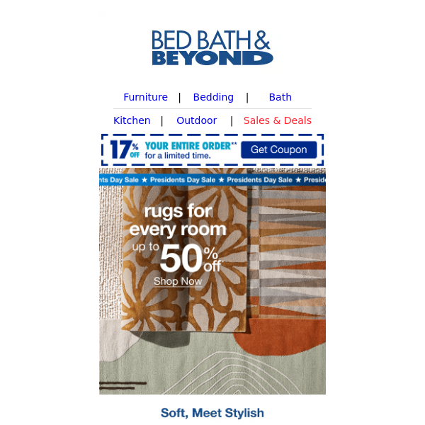 Up to 50% off Rugs for Your Whole Home