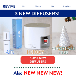 3 NEW Diffusers: Christmas Tree🎄, Air, & The Honey