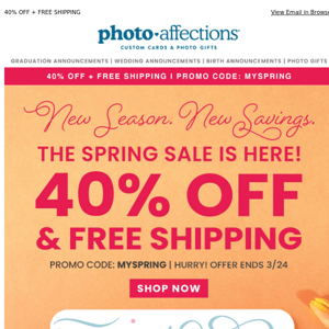🌷🌼 Spring Is in the Air … and So Are the Savings!                