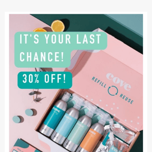 Last 24 hours to score 30% off Starter Kits 🎁🎉