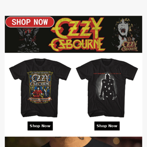 OZZY OSBOURNE T-Shirts for All Sizes 💪