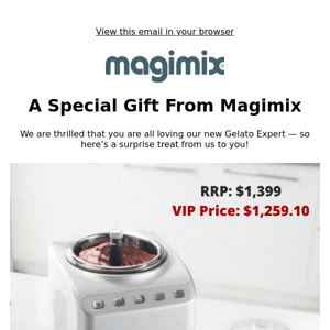 SURPRISE! A Special Gift from Magimix