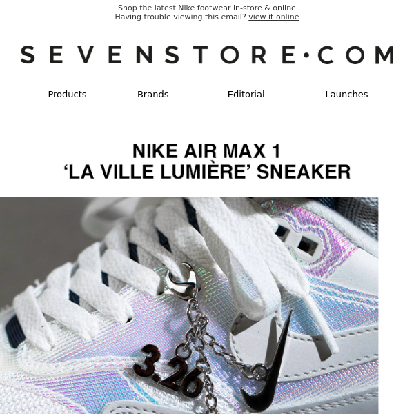 LAUNCHING: Nike Air Max 1 'La Ville Lumière' - Seven Store