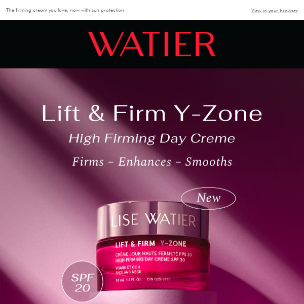 NEW | Lift & Firm Y-Zone High Firming Day Creme SPF 20