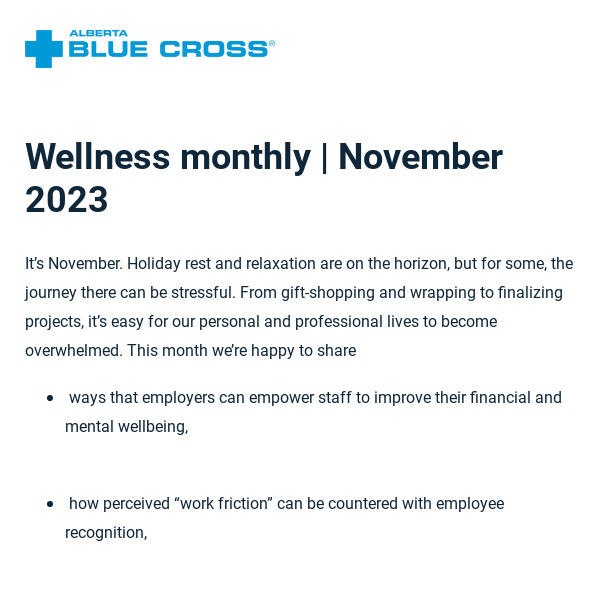 How are you prioritizing employee wellbeing as you prepare for 2024?