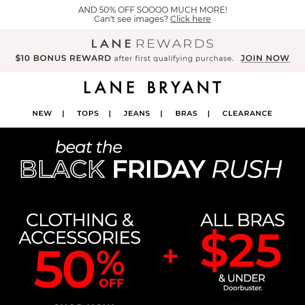 DO. NOT. MISS: $10 TOPS + $25 BRAS