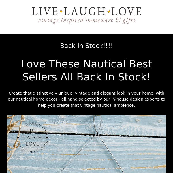 OMG Nautical Best Sellers Back In Stock!!!!