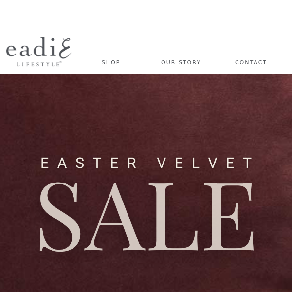 Easter Velvet Sale Continues...