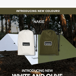 New Nakie Tarp Colours!