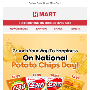 Happy Potato Chip Day🎉 Enjoy a Day Full of Potato🥔🥔