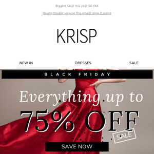 Black Friday Warning:   ★ Up to 75% OFF Deals Selling Out Quick!  ★