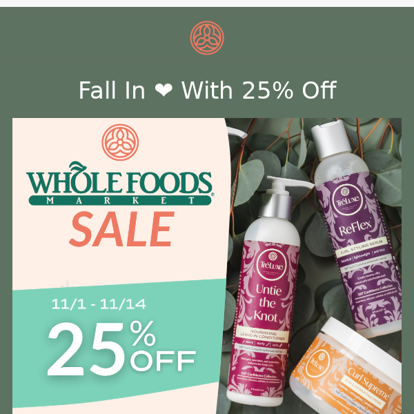 Autumn Savings are in the Air and in the Hair!