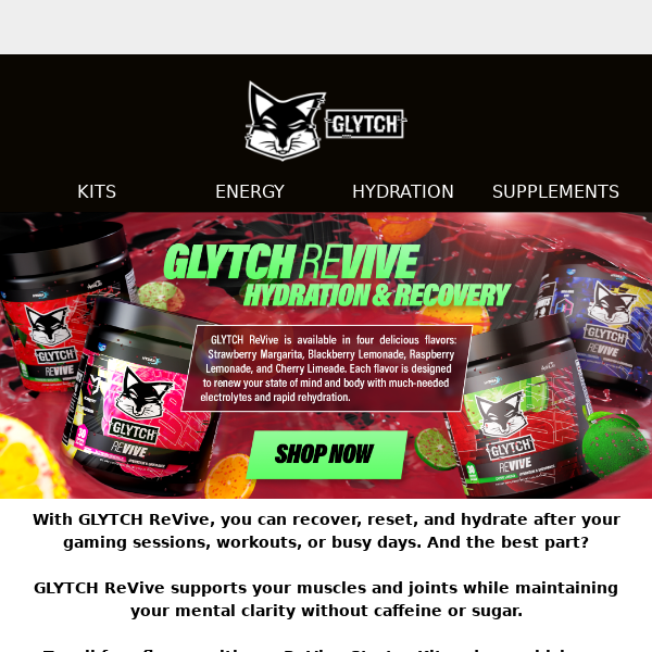 💪 Chase Away Winter Blues - Get Revived with GLYTCH! 💪