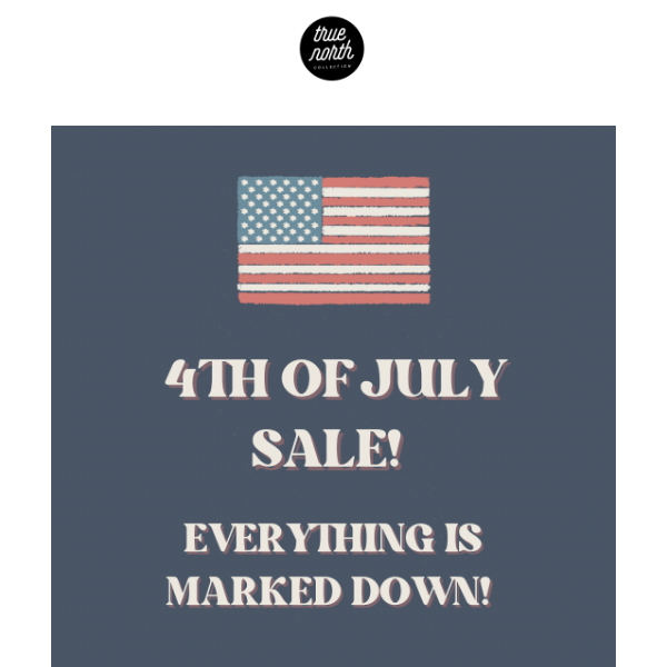 THE ENTIRE SHOP IS ON SALE! 🇺🇲 Happy 4th!