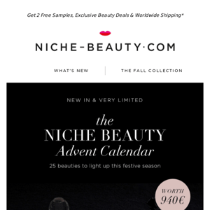 Finally here: The Niche-Beauty Advent Calendar!