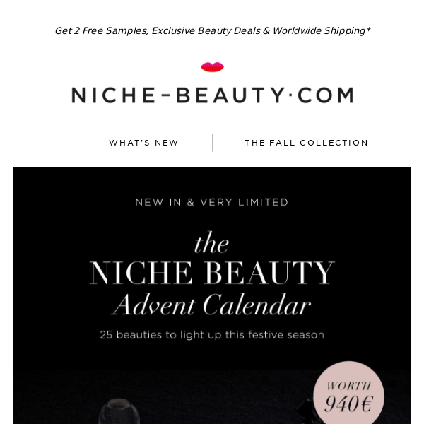 Finally here The NicheBeauty Advent Calendar! Niche Beauty