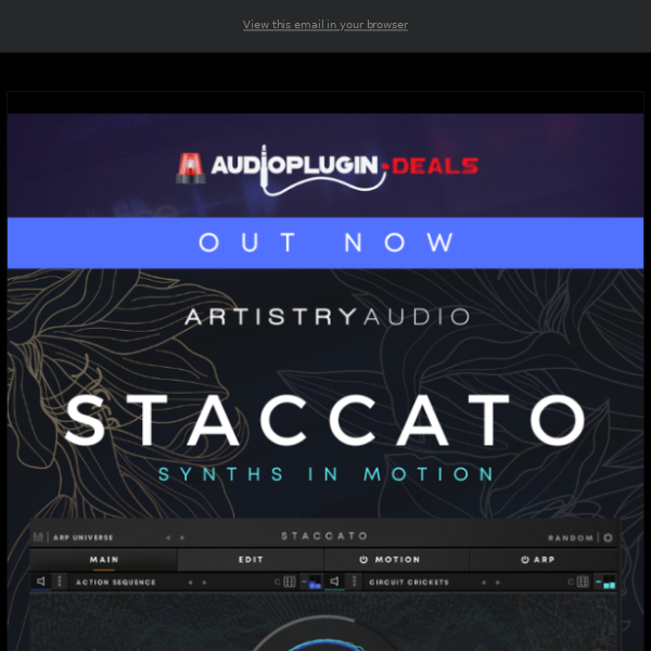 🥳OUT NOW: Staccato by Artistry Audio!