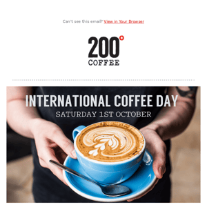 Surprises inside for International Coffee Day...