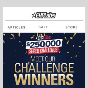 🏆 Shred Challenge Winners Revealed! 🏆