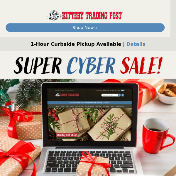 Super Cyber Sale Ends Today!