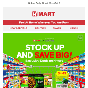 📢Shop Now and Save 🚀H Mart x Pulmuone Exclusive Deals Starts!