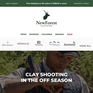 🥏 Clay Shooting in the Off Season? We've got you covered - New Forest  Clothing