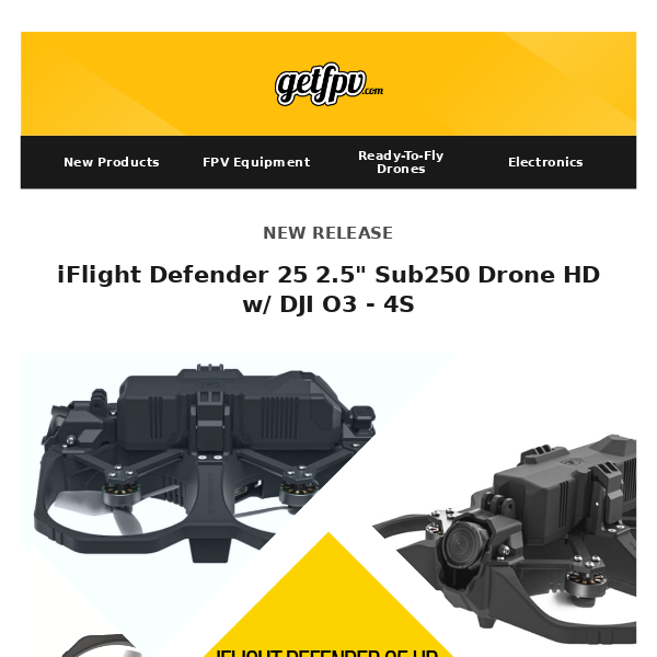🚀🔥 New Products: iFlight Defender 25 DJI O3 Drone | Back in Stock: Radiomaster Gear, CaddX Gear  🔥🚀