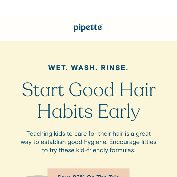 Good hair habits in three easy steps