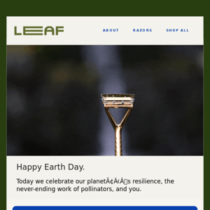 It’s Earth Day! Take 20% off!