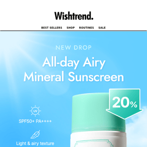 New Promotion & Sunscreen Drop today 🌞