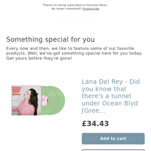 HUGE! Lana Del Rey - Did you know that there's a tunnel under Ocean Blvd [Green Vinyl + alternative cover]